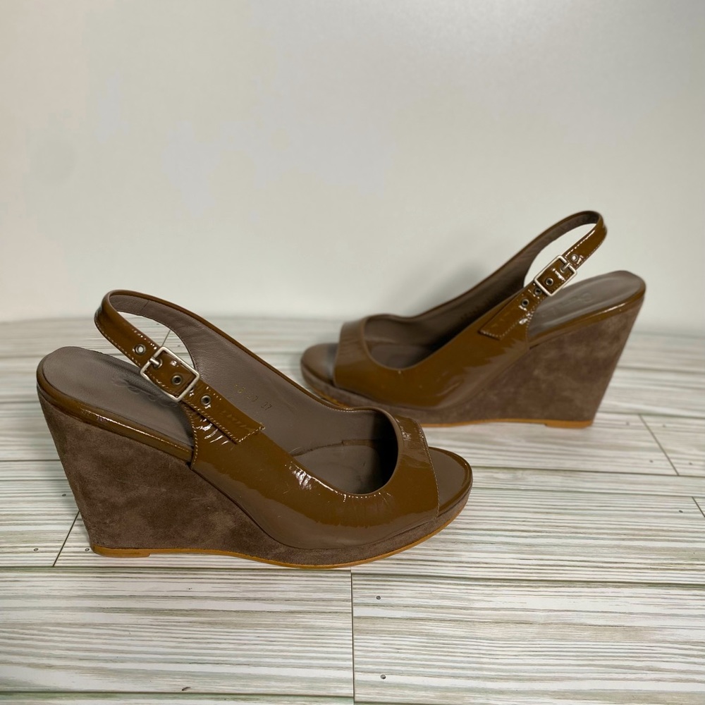 BODEN Slingback Wedges size 7